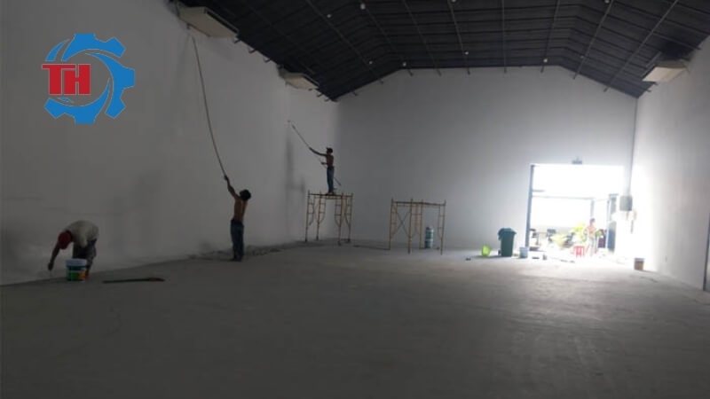 Các hạng mục sơn nhà xưởng, nhà kho